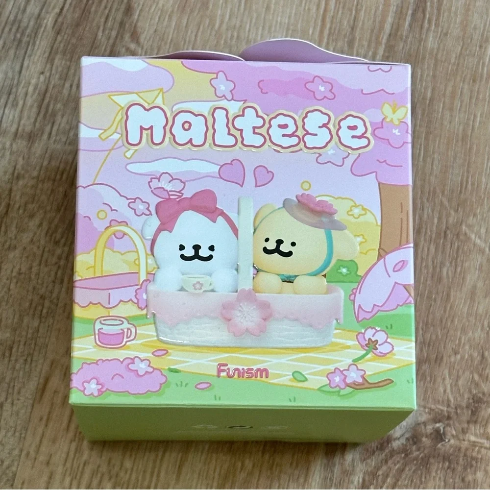 Maltese Cherry Blossom Series Blind Box – Cherry Snuggle